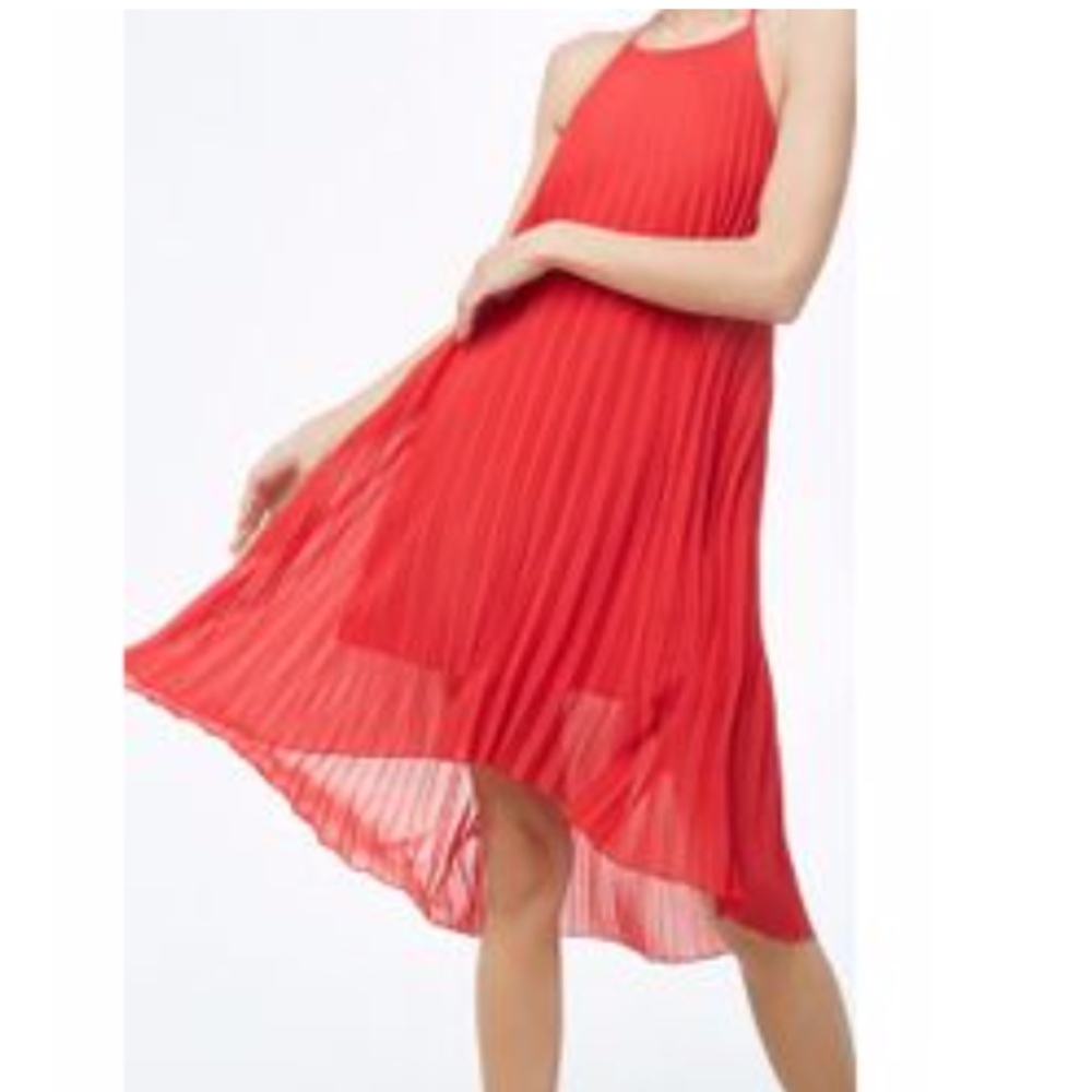 Brand New- Pleated Red Dress size Small